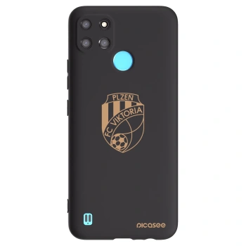 Picasee silikonový černý obal pro Realme C21Y - FC Viktoria Plzeň I