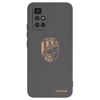 Picasee silikonový černý obal pro Xiaomi Redmi 10 (2022) - FC Viktoria Plzeň I
