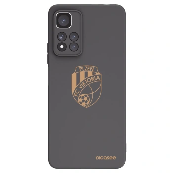 Picasee silikonový černý obal pro Xiaomi Redmi Note 11 Pro+ 5G - FC Viktoria Plzeň I