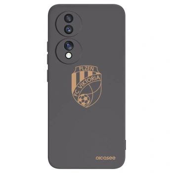 Picasee silikonový černý obal pro Honor 70 - FC Viktoria Plzeň I