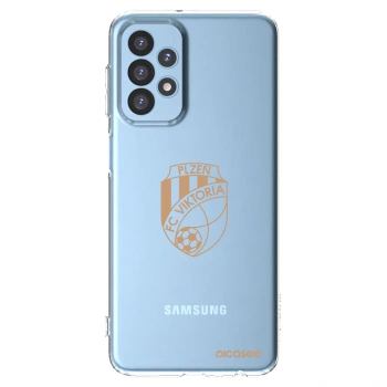 Picasee silikonový průhledný obal pro Samsung Galaxy A23 A235F 4G - FC Viktoria Plzeň I