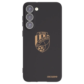 Picasee silikonový černý obal pro Samsung Galaxy S23+ 5G - FC Viktoria Plzeň I