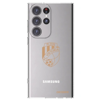 Picasee silikonový průhledný obal pro Samsung Galaxy S23 Ultra 5G - FC Viktoria Plzeň I