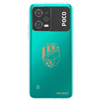 Picasee silikonový průhledný obal pro Xiaomi Poco X5 - FC Viktoria Plzeň I