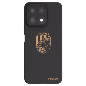 Picasee silikonový černý obal pro Honor X8a - FC Viktoria Plzeň I