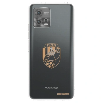 Picasee silikonový průhledný obal pro Motorola Moto G72 - FC Viktoria Plzeň I