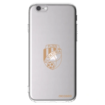 Picasee silikonový průhledný obal pro Apple iPhone 6/6S - FC Viktoria Plzeň I