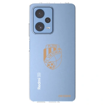 Picasee silikonový průhledný obal pro Xiaomi Redmi Note 12 Pro 5G - FC Viktoria Plzeň I