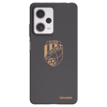 Picasee silikonový černý obal pro Xiaomi Redmi Note 12 Pro+ 5G - FC Viktoria Plzeň I