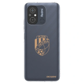 Picasee silikonový průhledný obal pro Xiaomi Redmi 12C - FC Viktoria Plzeň I