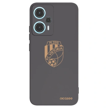 Picasee silikonový černý obal pro Xiaomi Poco F5 - FC Viktoria Plzeň I