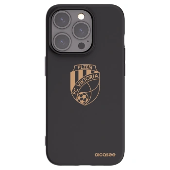 Picasee silikonový černý obal pro Apple iPhone 15 Pro - FC Viktoria Plzeň I