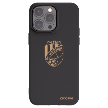 Picasee silikonový černý obal pro Apple iPhone 15 Pro Max - FC Viktoria Plzeň I