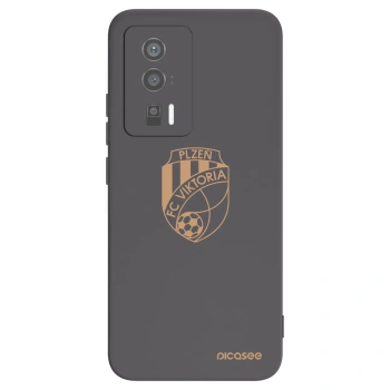 Picasee silikonový černý obal pro Xiaomi Poco F5 Pro 5G - FC Viktoria Plzeň I
