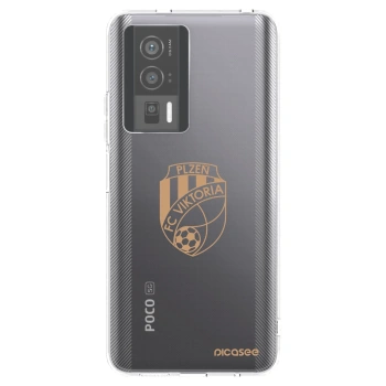 Picasee silikonový průhledný obal pro Xiaomi Poco F5 Pro 5G - FC Viktoria Plzeň I