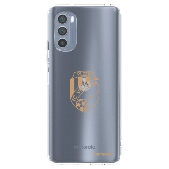 Picasee silikonový průhledný obal pro Motorola Moto G62 - FC Viktoria Plzeň I