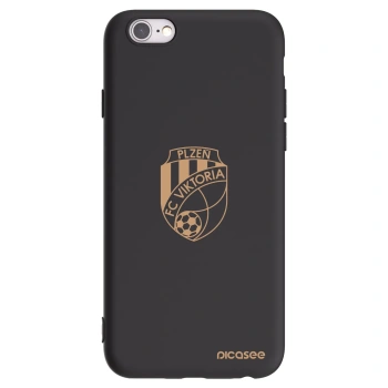 Picasee silikonový černý obal pro Apple iPhone 6/6S - FC Viktoria Plzeň I