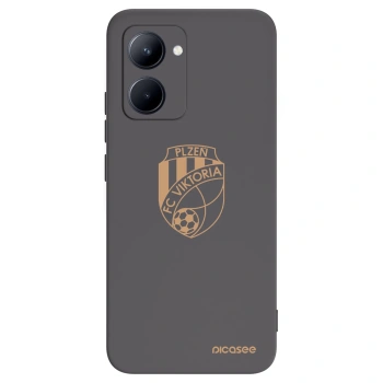 Picasee silikonový černý obal pro Realme C33 (2023) - FC Viktoria Plzeň I