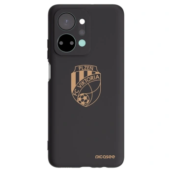 Picasee silikonový černý obal pro Honor X7a - FC Viktoria Plzeň I