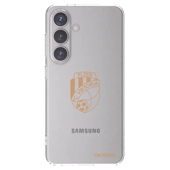 Picasee silikonový průhledný obal pro Samsung Galaxy S24 S921B 5G - FC Viktoria Plzeň I