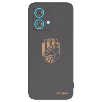 Picasee silikonový černý obal pro Motorola Edge 40 Neo - FC Viktoria Plzeň I