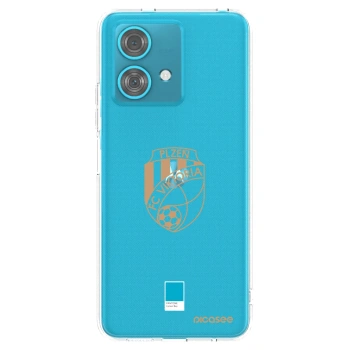 Picasee silikonový průhledný obal pro Motorola Edge 40 Neo - FC Viktoria Plzeň I