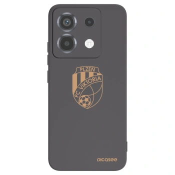 Picasee silikonový černý obal pro Xiaomi Poco X6 - FC Viktoria Plzeň I