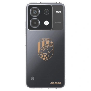 Picasee silikonový průhledný obal pro Xiaomi Poco X6 - FC Viktoria Plzeň I