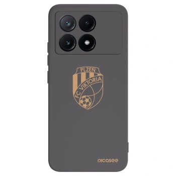 Picasee silikonový černý obal pro Xiaomi Poco X6 Pro - FC Viktoria Plzeň I
