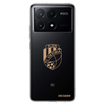 Picasee silikonový průhledný obal pro Xiaomi Poco X6 Pro - FC Viktoria Plzeň I