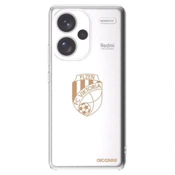 Picasee silikonový průhledný obal pro Xiaomi Redmi Note 13 Pro+ 5G - FC Viktoria Plzeň I