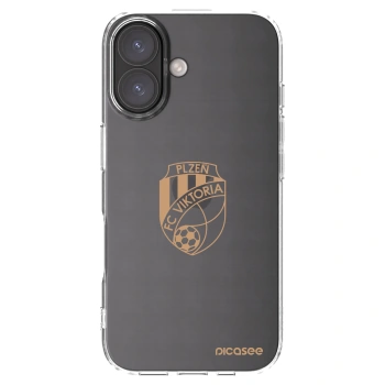 Picasee silikonový průhledný obal pro Apple iPhone 16 - FC Viktoria Plzeň I