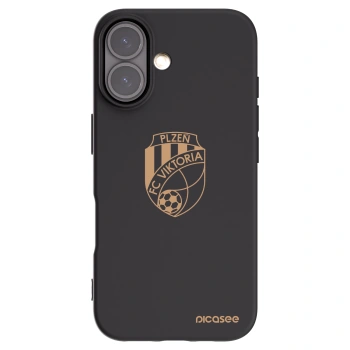 Picasee silikonový černý obal pro Apple iPhone 16 - FC Viktoria Plzeň I