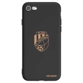 Picasee silikonový černý obal pro Apple iPhone 8 - FC Viktoria Plzeň I