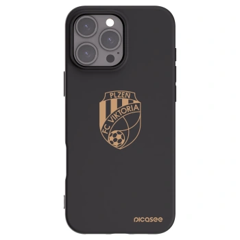 Picasee silikonový černý obal pro Apple iPhone 16 Pro Max - FC Viktoria Plzeň I