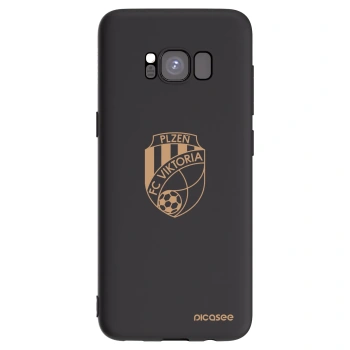 Picasee silikonový černý obal pro Samsung Galaxy S8 G950F - FC Viktoria Plzeň I