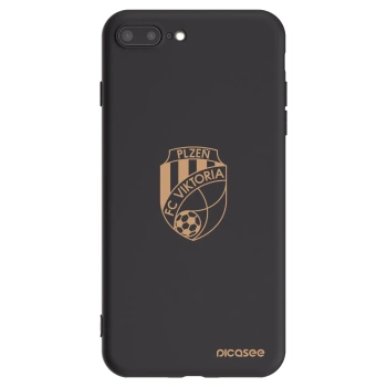 Picasee silikonový černý obal pro Apple iPhone 8 Plus - FC Viktoria Plzeň I
