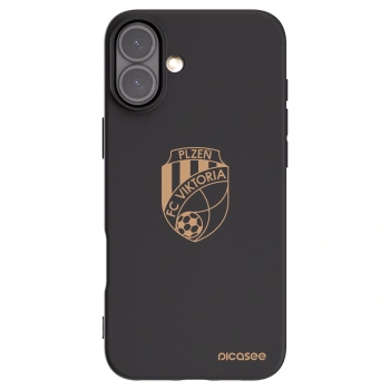 Picasee silikonový černý obal pro Apple iPhone 16 Plus - FC Viktoria Plzeň I