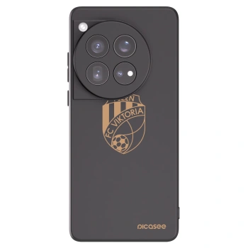 Picasee silikonový černý obal pro OnePlus 12 5G - FC Viktoria Plzeň I