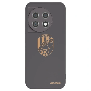 Picasee silikonový černý obal pro OnePlus 11 5G - FC Viktoria Plzeň I