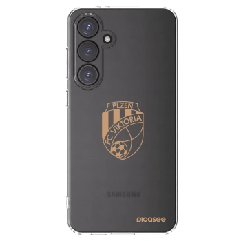 Picasee silikonový průhledný obal pro Samsung Galaxy S24 FE S721B - FC Viktoria Plzeň I
