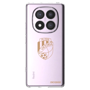 Picasee silikonový průhledný obal pro Xiaomi Redmi Note 14 Pro 5G - FC Viktoria Plzeň I