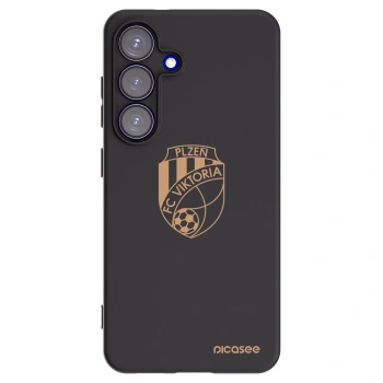 Picasee silikonový černý obal pro Samsung Galaxy S25 5G - FC Viktoria Plzeň I