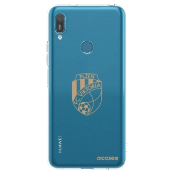 Picasee silikonový průhledný obal pro Huawei Y7 2019 - FC Viktoria Plzeň I