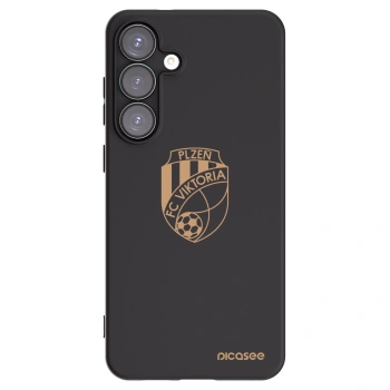 Picasee silikonový černý obal pro Samsung Galaxy S25+ 5G - FC Viktoria Plzeň I