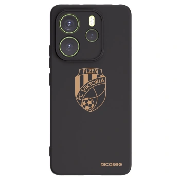 Picasee silikonový černý obal pro Xiaomi Redmi Note 14 4G - FC Viktoria Plzeň I