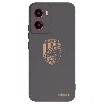 Picasee silikonový černý obal pro Motorola Moto G05 - FC Viktoria Plzeň I