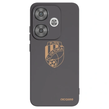 Picasee silikonový černý obal pro Xiaomi Poco F6 - FC Viktoria Plzeň I