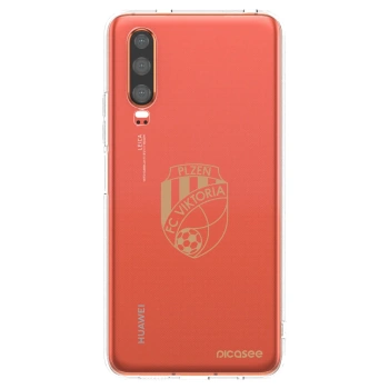 Picasee silikonový průhledný obal pro Huawei P30 - FC Viktoria Plzeň I