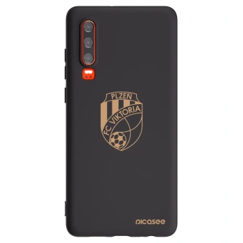Picasee silikonový černý obal pro Huawei P30 - FC Viktoria Plzeň I